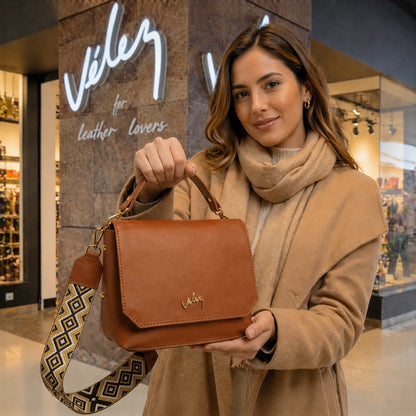 Bolso Carriel Vlz de Cuero Legítimo - Lanzamiento Exclusivo Con 80% de Descuento🎁